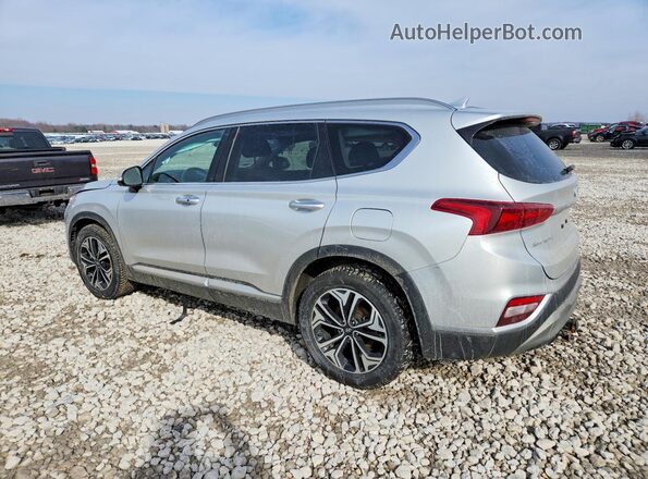 5NMS5CAA5KH069286 2019 HYUNDAI SANTA Silver Trasero izquierdo