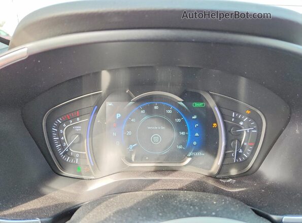 5NMS5CAA5KH069286 2019 HYUNDAI SANTA Silver Vista del cuadro de instrumentos