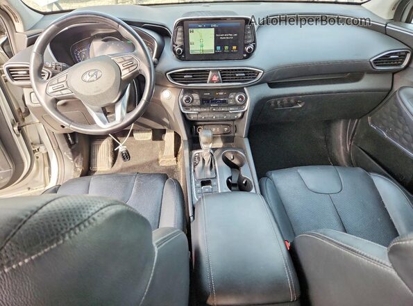 5NMS5CAA5KH069286 2019 HYUNDAI SANTA Silver Vista del salpicadero