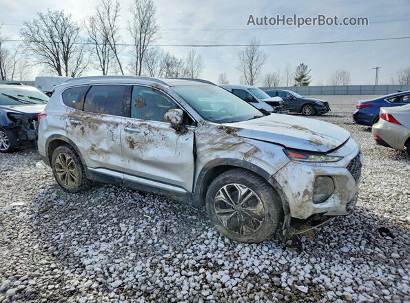 5NMS5CAA5KH069286 2019 HYUNDAI SANTA Silver Delantero derecho