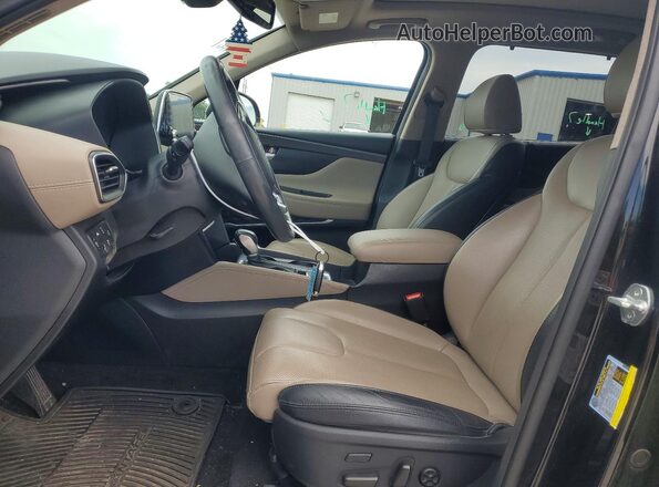 5NMS5CAA6LH299582 2020 HYUNDAI SANTA Black Вид салону спереду