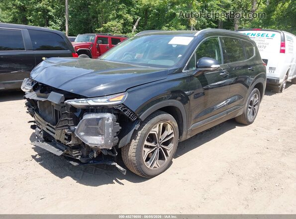 5NMS5CAA7LH287019 2020 HYUNDAI SANTA FE Черный Передняя левая четверть