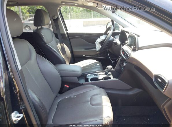 5NMS5CAA7LH287019 2020 HYUNDAI SANTA FE Черный Вид салона спереди