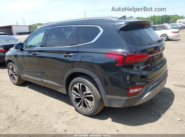 5NMS5CAA7LH287019 2020 HYUNDAI SANTA FE Черный Задняя левая четверть