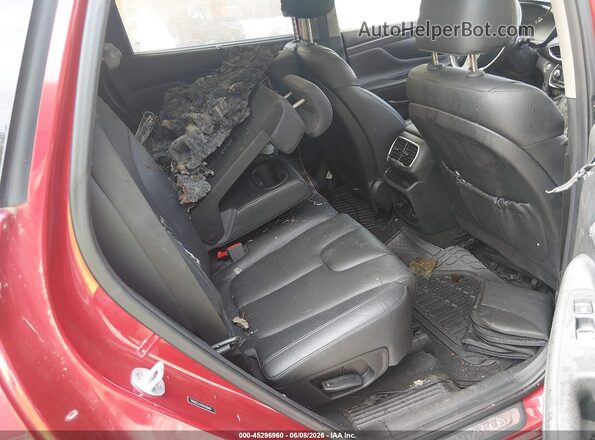 5NMS5CAAXKH118689 2019 HYUNDAI SANTA FE Burgundy Вид наклейки з VIN-кодом