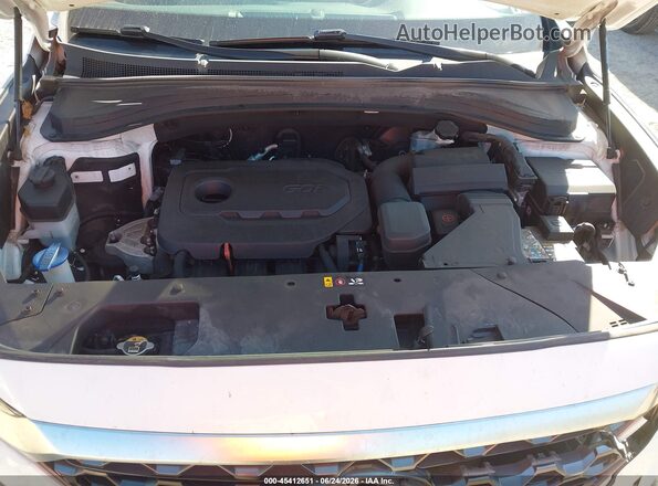 5NMS5CAD0KH041633 2019 HYUNDAI SANTA FE White Вид ззаду
