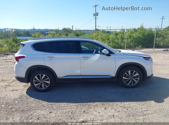 5NMS5CAD0KH041633 2019 HYUNDAI SANTA FE White Вид задньої частини салону