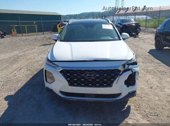 5NMS5CAD0KH041633 2019 HYUNDAI SANTA FE White Вид щитка приладів