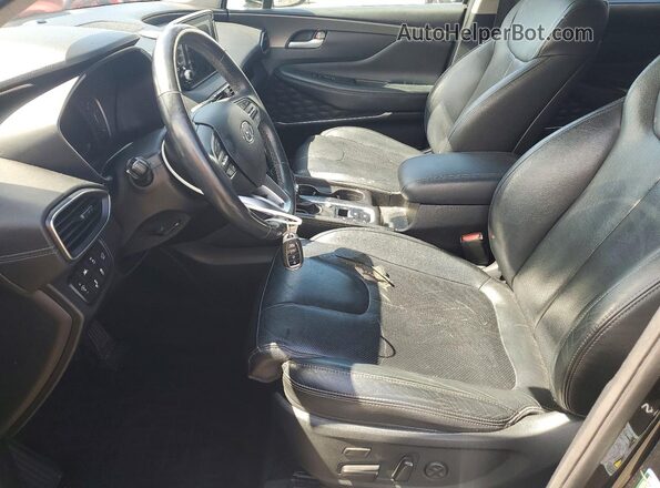 5NMS5CAD2KH002056 2019 HYUNDAI SANTA Black Vista interior delantera