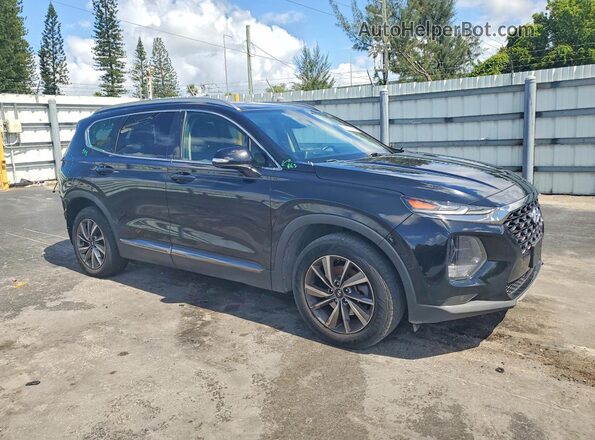 5NMS5CAD2KH002056 2019 HYUNDAI SANTA Black Delantero derecho