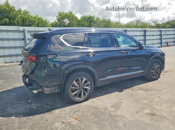 5NMS5CAD2KH002056 2019 HYUNDAI SANTA Black Trasero derecho