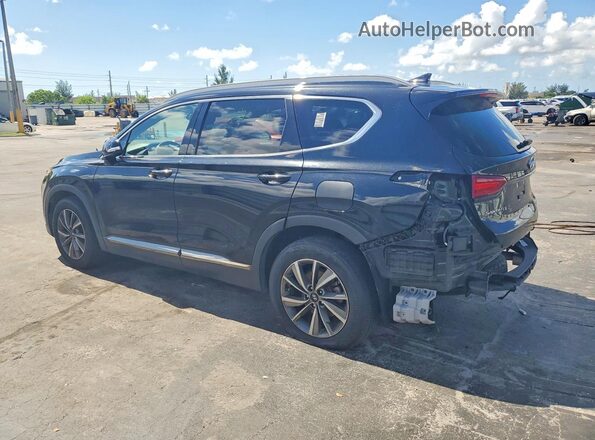 5NMS5CAD2KH002056 2019 HYUNDAI SANTA Black Trasero izquierdo