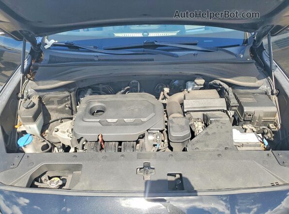 5NMS5CAD2KH002056 2019 HYUNDAI SANTA Black Vista del compartimento del motor