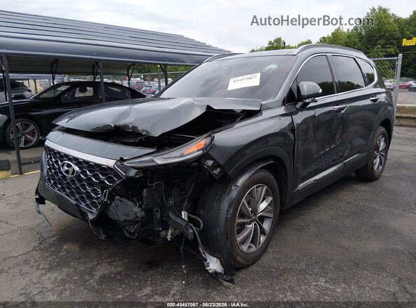 5NMS5CAD3LH150525 2020 HYUNDAI SANTA FE Gray წინა მარცხენა ხედი სამი მეოთხედიდან