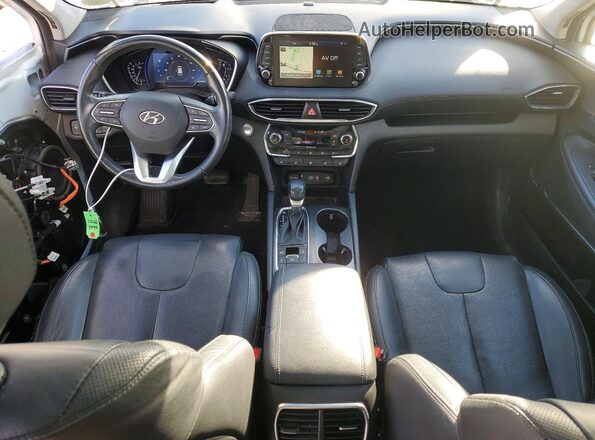 5NMS5CAD3LH150606 2020 HYUNDAI SANTA White Widok deski rozdzielczej