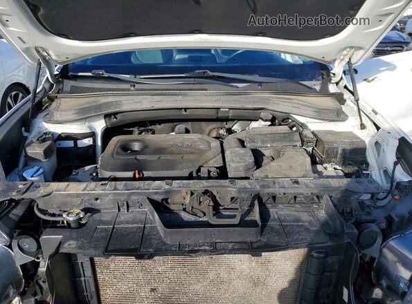 5NMS5CAD3LH150606 2020 HYUNDAI SANTA White Widok komory silnika