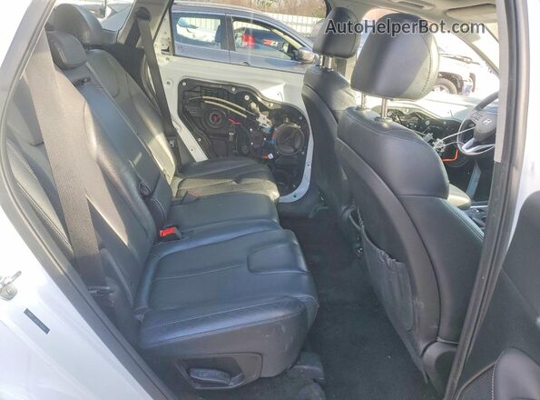 5NMS5CAD3LH150606 2020 HYUNDAI SANTA White Widok wnętrza z tyłu