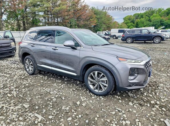 5NMS5CAD4KH028125 2019 HYUNDAI SANTA Gray 