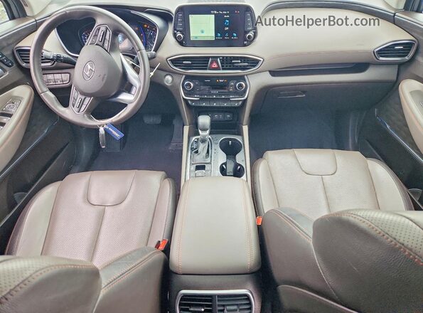 5NMS5CAD4KH028125 2019 HYUNDAI SANTA Gray 