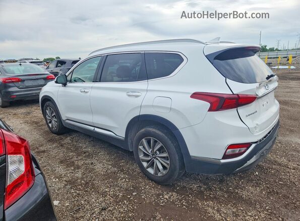 5NMS5CAD4KH130024 2019 HYUNDAI SANTA White Trasero izquierdo