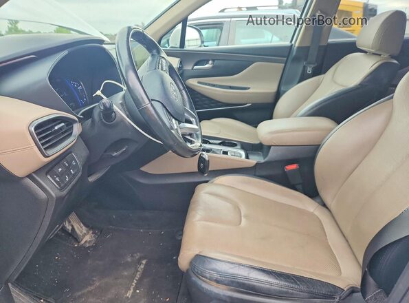 5NMS5CAD4KH130024 2019 HYUNDAI SANTA White Vista interior delantera