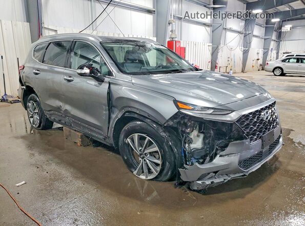 5NMS5CAD5KH029039 2019 HYUNDAI SANTA Gray Przód prawy