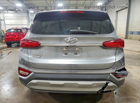 5NMS5CAD5KH029039 2019 HYUNDAI SANTA Gray Widok z tyłu