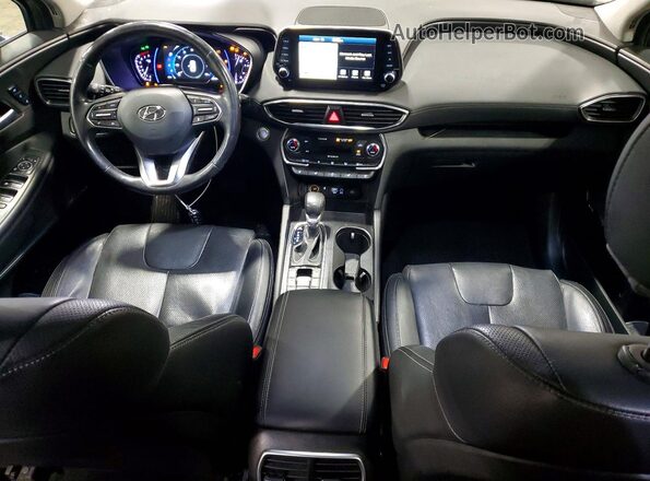 5NMS5CAD5KH029039 2019 HYUNDAI SANTA Gray Widok deski rozdzielczej