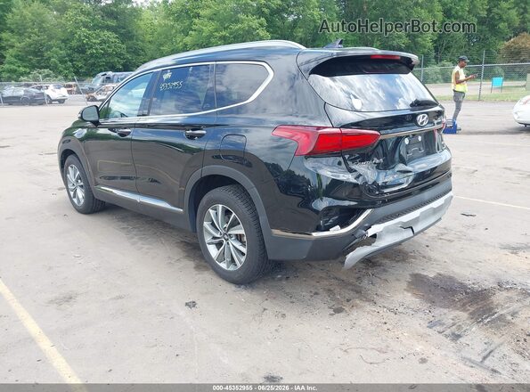 5NMS5CAD5KH053454 2019 HYUNDAI SANTA FE Black Rear left