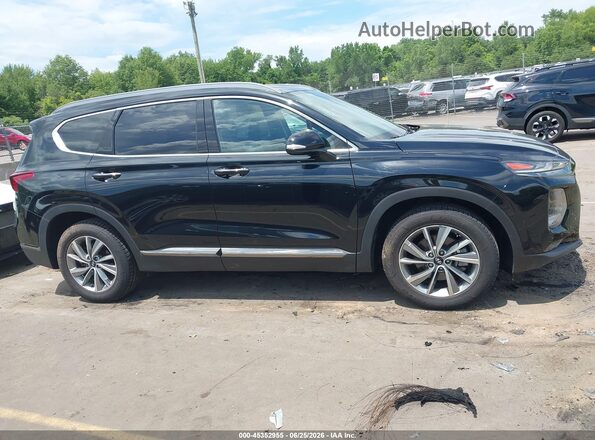 5NMS5CAD5KH053454 2019 HYUNDAI SANTA FE Black Rear interior view