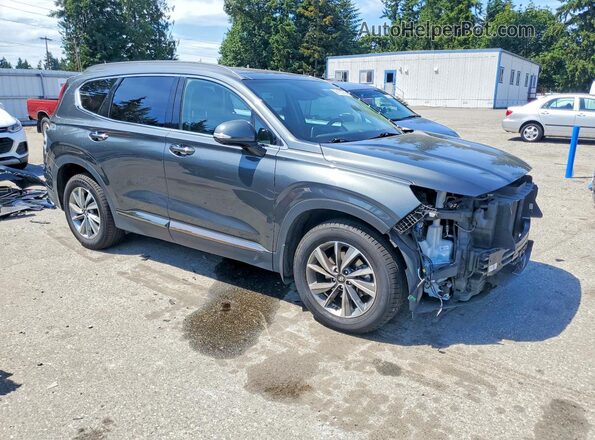 5NMS5CAD5LH182778 2020 HYUNDAI SANTA Gray Delantero derecho