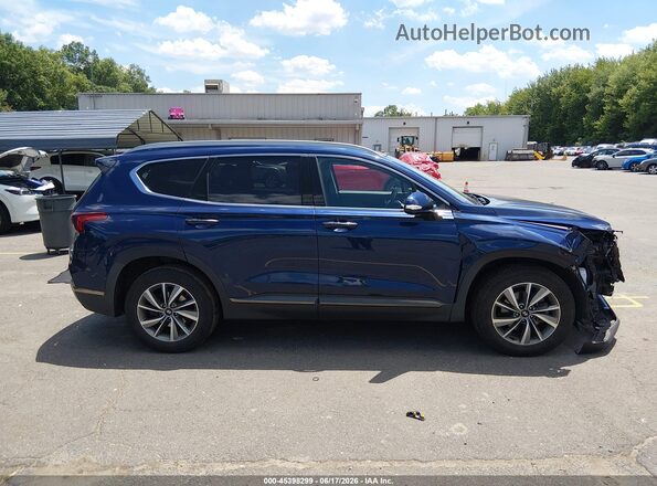 5NMS5CAD5LH226620 2020 HYUNDAI SANTA FE Синий Панорамный вид салона 360°