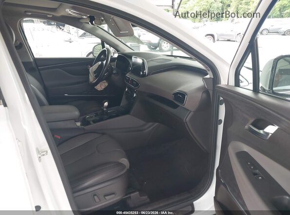 5NMS5CAD6LH146310 2020 HYUNDAI SANTA FE White Front interior view