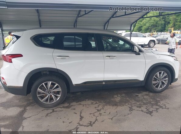 5NMS5CAD6LH146310 2020 HYUNDAI SANTA FE White Rear interior view