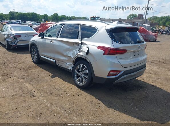 5NMS5CAD9KH071729 2019 HYUNDAI SANTA FE Silver Задня ліва чверть