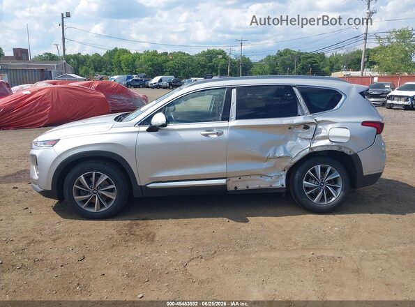 5NMS5CAD9KH071729 2019 HYUNDAI SANTA FE Silver Вид спереду