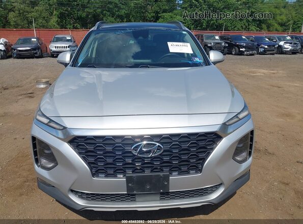 5NMS5CAD9KH071729 2019 HYUNDAI SANTA FE Silver Вид щитка приладів