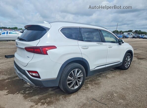 5NMS5CADXKH018070 2019 HYUNDAI SANTA White Задня права чверть