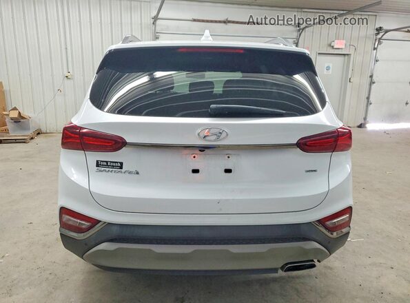 5NMS5CADXLH163921 2020 HYUNDAI SANTA White უკანა ხედი