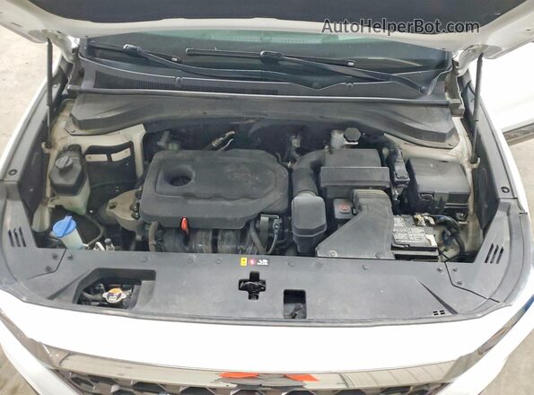 5NMS5CADXLH163921 2020 HYUNDAI SANTA White ძრავის განყოფილების ხედი
