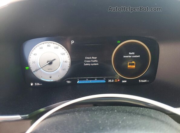 5NMS5DA11PH020793 2023 HYUNDAI SANTA Серый Вид щитка приборов