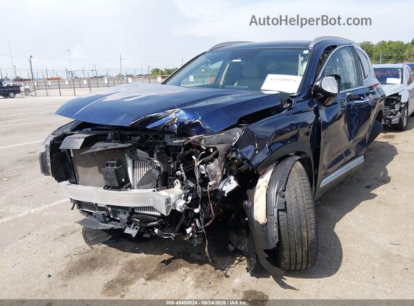 5NMS5DA12PH010712 2023 HYUNDAI SANTA FE HYBRID Blue Widok z przodu