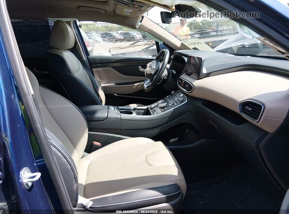 5NMS5DA12PH010712 2023 HYUNDAI SANTA FE HYBRID Blue Widok wnętrza z przodu