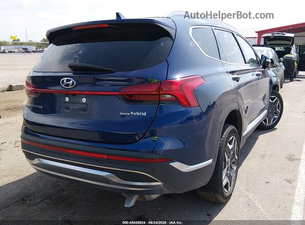 5NMS5DA12PH010712 2023 HYUNDAI SANTA FE HYBRID Blue Tył prawy