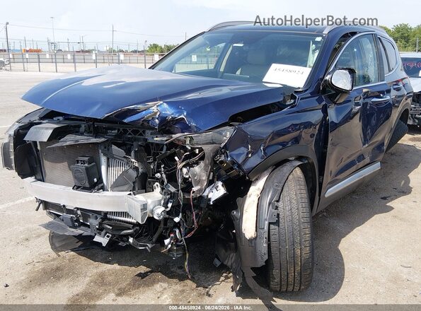 5NMS5DA12PH010712 2023 HYUNDAI SANTA FE HYBRID Blue Przód lewy