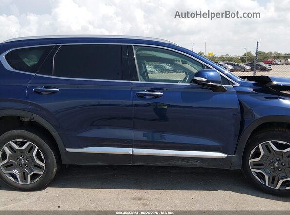 5NMS5DA12PH010712 2023 HYUNDAI SANTA FE HYBRID Blue Widok wnętrza z tyłu