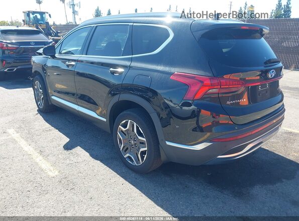 5NMS5DA13PH013764 2023 HYUNDAI SANTA FE HYBRID Black Trasero izquierdo