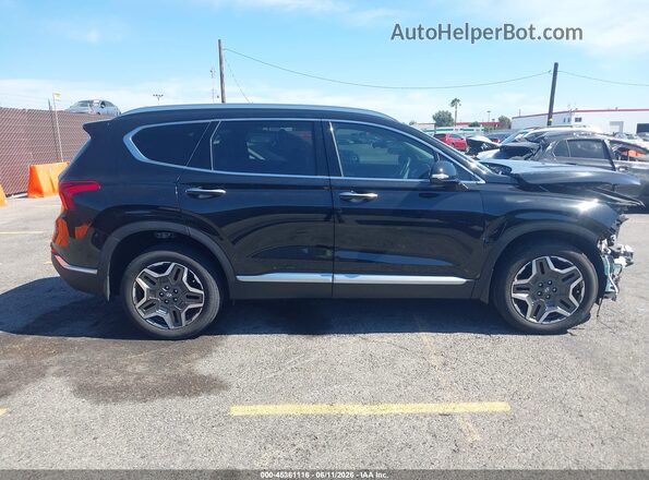 5NMS5DA13PH013764 2023 HYUNDAI SANTA FE HYBRID Black Vista interior de 360 grados