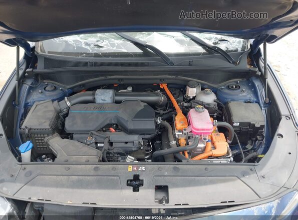 5NMS5DA16PH009319 2023 HYUNDAI SANTA FE HYBRID Blue უკანა ხედი