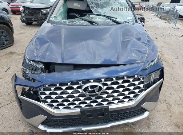 5NMS5DA16PH009319 2023 HYUNDAI SANTA FE HYBRID Blue უკანა სალონის ხედი